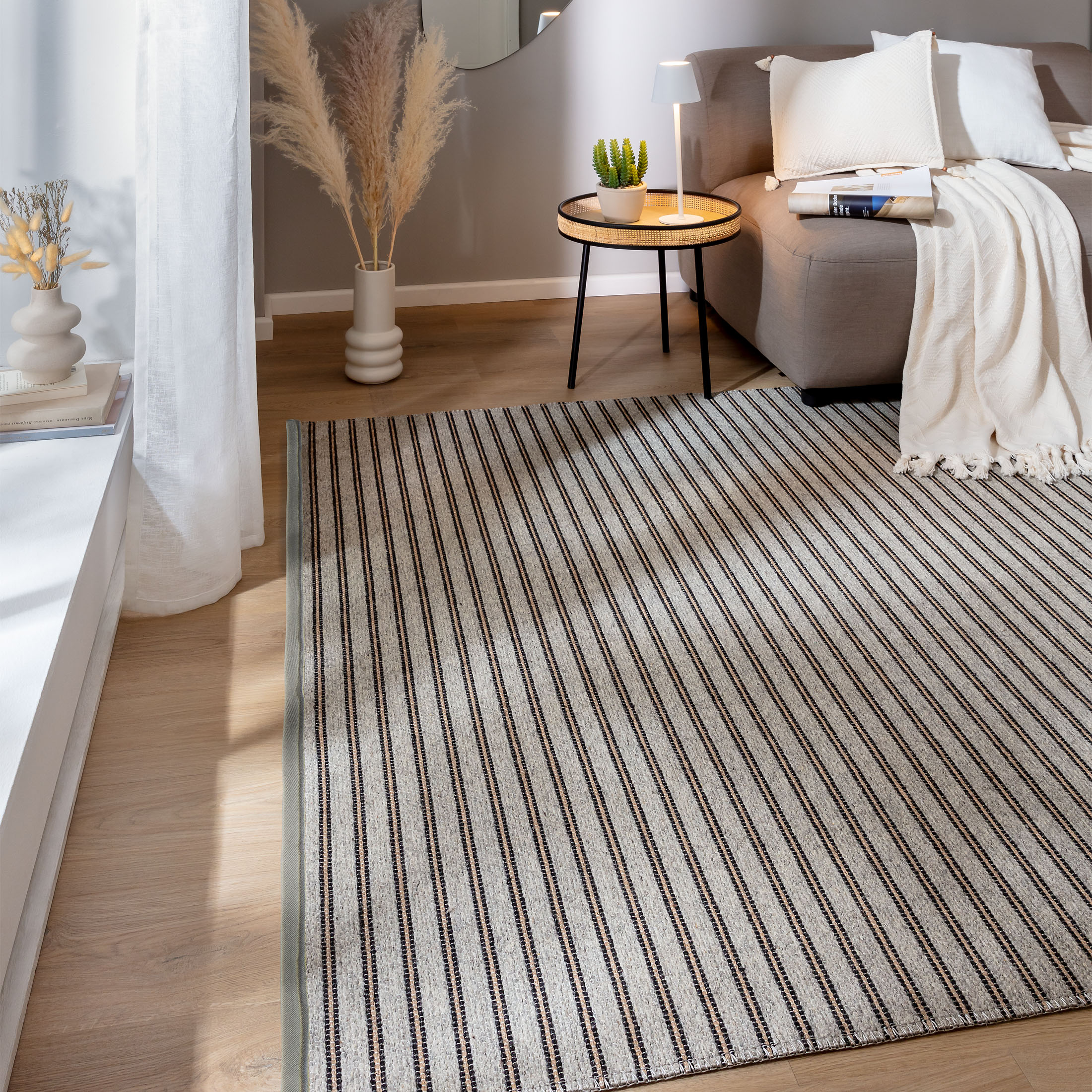 Kibek Moderner Teppich - Svansbjerg Grau 80 x 150 cm