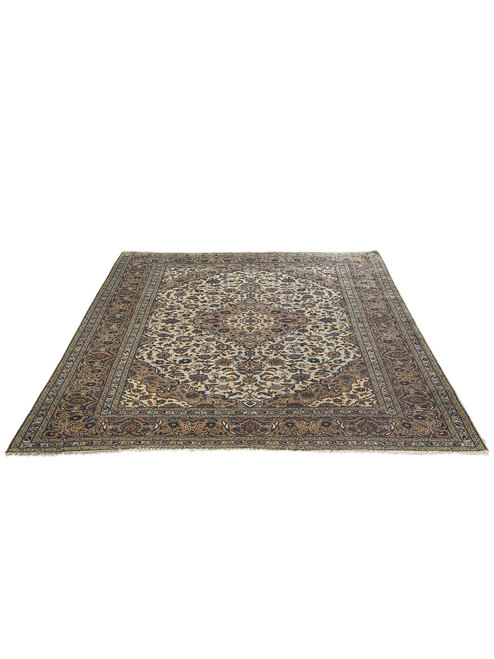 Kibek Unikat / Einzelstück - Keshan Beige 250 x 350 cm 100% Schurwolle