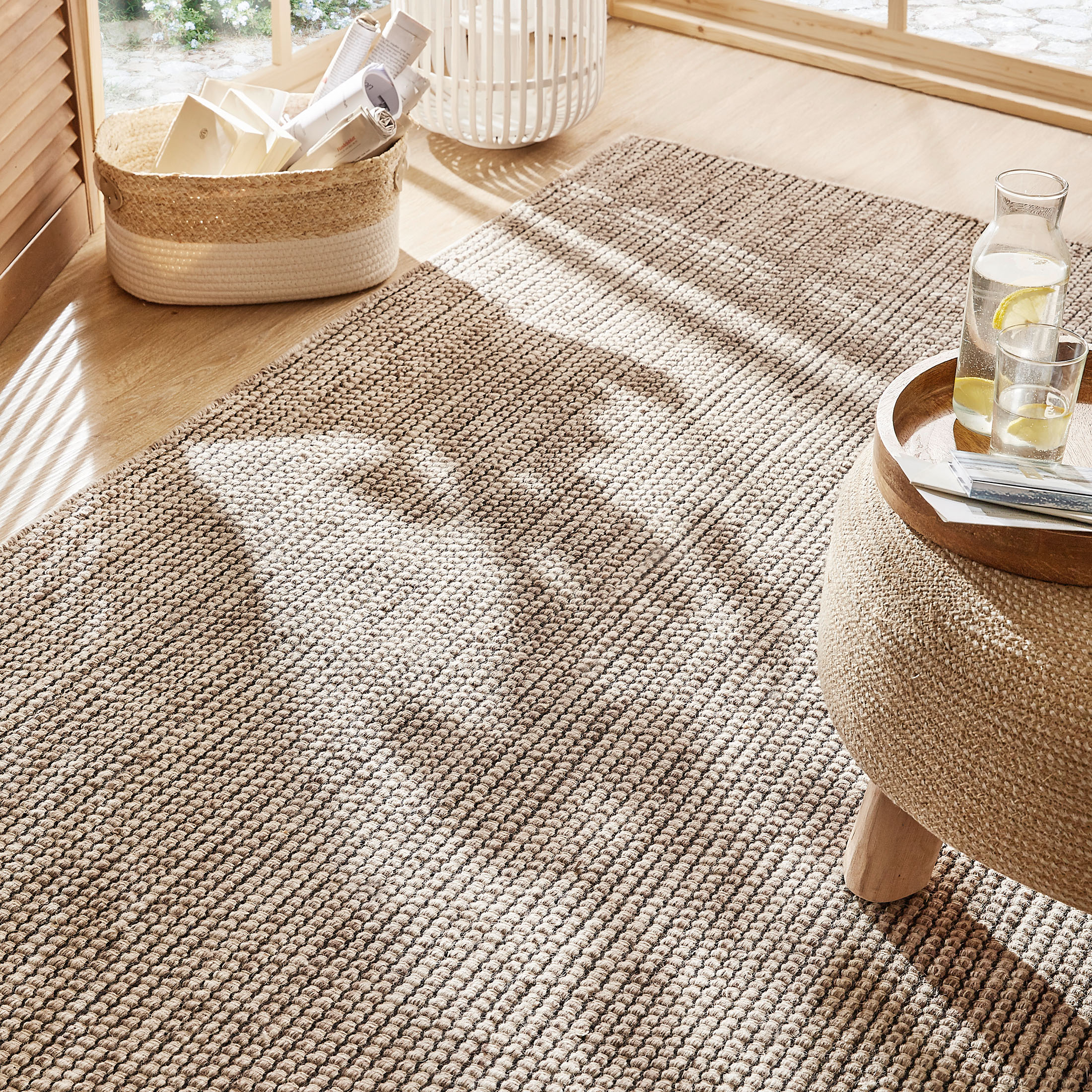 Kibek Woll-Teppich - Brunbjerg Beige 90 x 160 cm