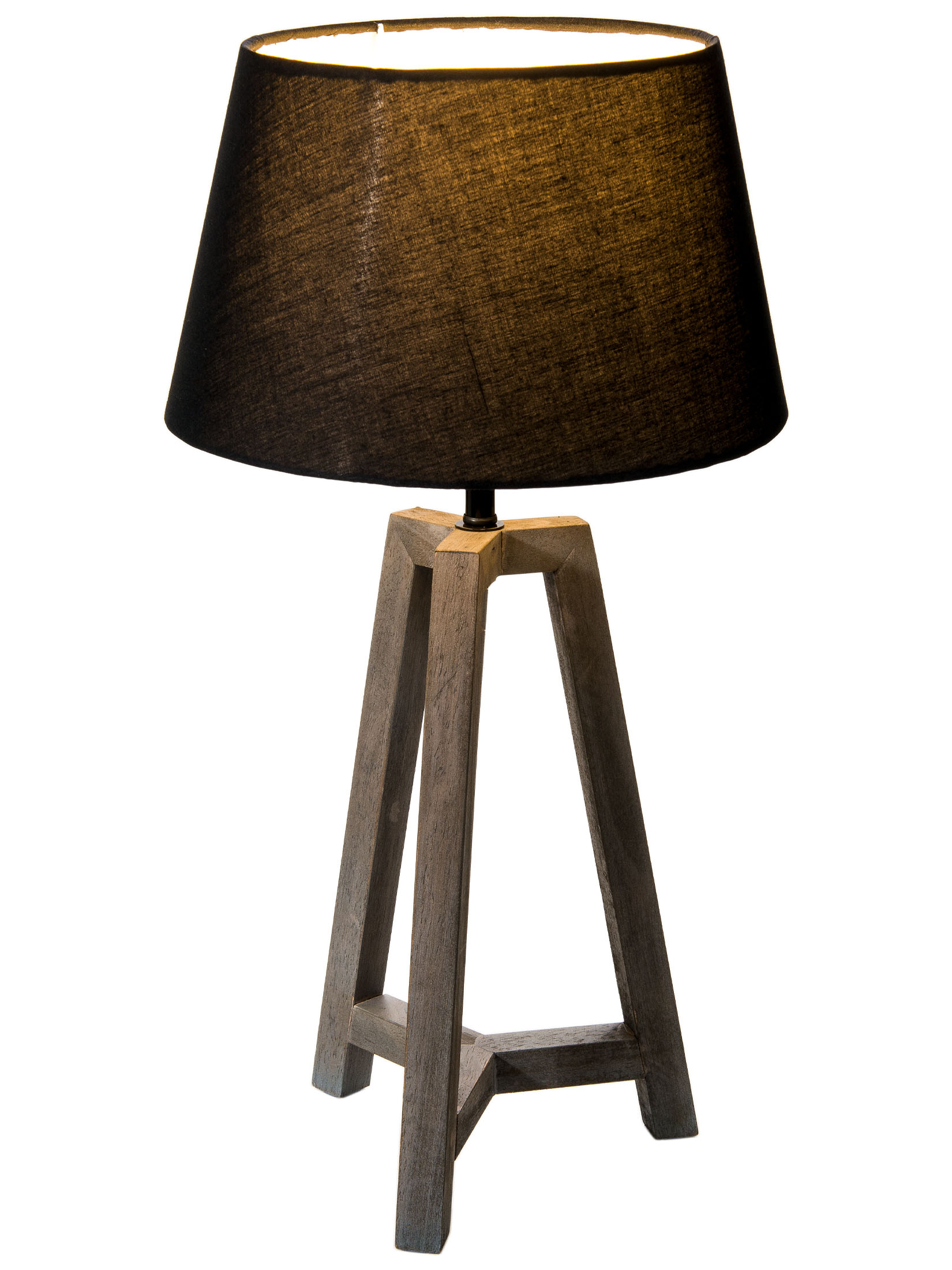 Kibek Tischleuchte - Bellwood Grau 24 x 24 x 44 cm